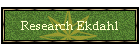 Research Ekdahl